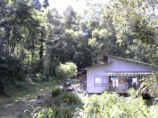 長野県菅平高原 ゆたか山荘 西側(坂上) 2025/08/30 12:45