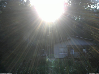 長野県菅平高原 ゆたか山荘 西側(坂上) 2025/08/30 16:15