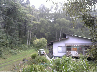 長野県菅平高原 ゆたか山荘 西側(坂上) 2025/08/31 17:45