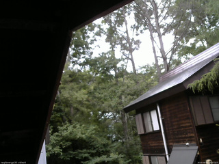 長野県菅平高原 ゆたか山荘 北側 2025/09/03 17:00