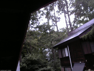 長野県菅平高原 ゆたか山荘 北側 2025/09/03 18:00