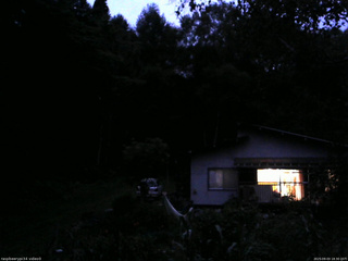 長野県菅平高原 ゆたか山荘 西側(坂上) 2025/09/03 18:30