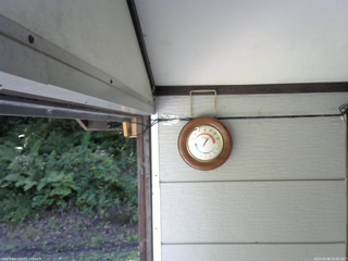 長野県菅平高原 ゆたか山荘 温度計 2025/09/09 10:45