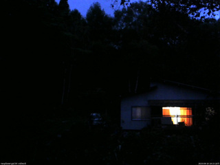 長野県菅平高原 ゆたか山荘 西側(坂上) 2025/09/10 18:15
