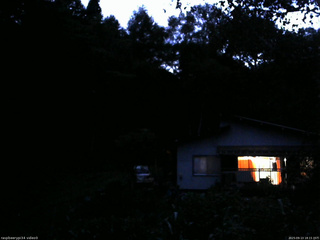長野県菅平高原 ゆたか山荘 西側(坂上) 2025/09/13 18:15