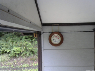 長野県菅平高原 ゆたか山荘 温度計 2025/09/20 12:45