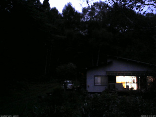 長野県菅平高原 ゆたか山荘 西側(坂上) 2025/09/21 18:00