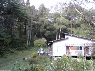 長野県菅平高原 ゆたか山荘 西側(坂上) 2025/10/01 08:15