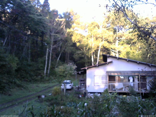 長野県菅平高原 ゆたか山荘 西側(坂上) 2025/10/08 06:15