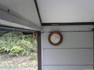 長野県菅平高原 ゆたか山荘 温度計 2025/10/08 15:30