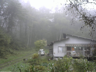 長野県菅平高原 ゆたか山荘 西側(坂上) 2025/10/09 11:15