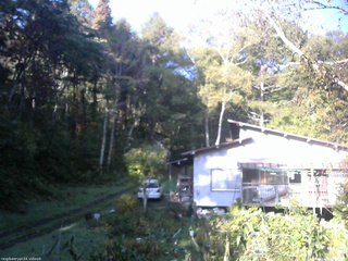 長野県菅平高原 ゆたか山荘 西側(坂上) 2025/10/12 07:30