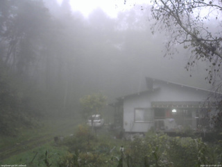 長野県菅平高原 ゆたか山荘 西側(坂上) 2025/10/13 07:45