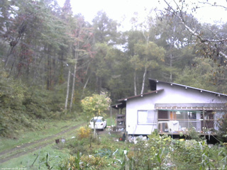 長野県菅平高原 ゆたか山荘 西側(坂上) 2025/10/13 08:15