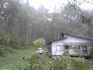 長野県菅平高原 ゆたか山荘 西側(坂上) 2025/10/13 08:30