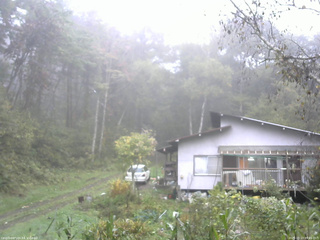 長野県菅平高原 ゆたか山荘 西側(坂上) 2025/10/13 09:45