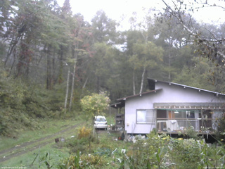 長野県菅平高原 ゆたか山荘 西側(坂上) 2025/10/13 11:00