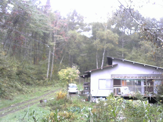 長野県菅平高原 ゆたか山荘 西側(坂上) 2025/10/13 12:15