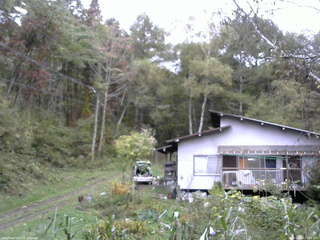 長野県菅平高原 ゆたか山荘 西側(坂上) 2025/10/14 12:45