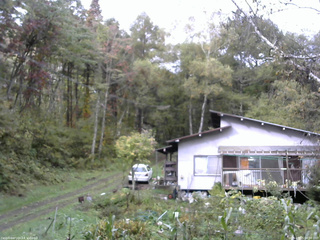 長野県菅平高原 ゆたか山荘 西側(坂上) 2025/10/15 08:30