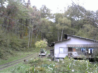 長野県菅平高原 ゆたか山荘 西側(坂上) 2025/10/15 13:45