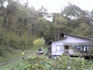 長野県菅平高原 ゆたか山荘 西側(坂上) 2025/10/15 14:00