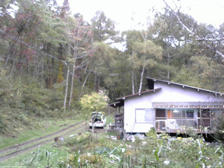 長野県菅平高原 ゆたか山荘 西側(坂上) 2025/10/15 14:45