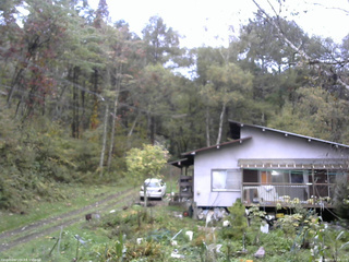 長野県菅平高原 ゆたか山荘 西側(坂上) 2025/10/17 07:45