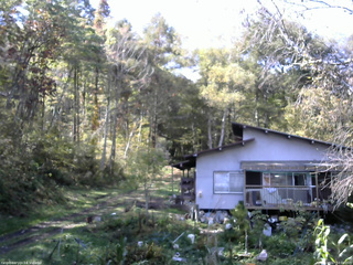 長野県菅平高原 ゆたか山荘 西側(坂上) 2025/10/17 12:00