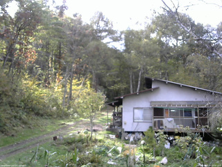 長野県菅平高原 ゆたか山荘 西側(坂上) 2025/10/18 14:00