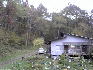 長野県菅平高原 ゆたか山荘 西側(坂上) 2025/10/18 16:45