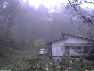 長野県菅平高原 ゆたか山荘 西側(坂上) 2025/10/19 06:15