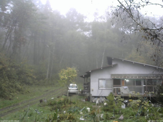 長野県菅平高原 ゆたか山荘 西側(坂上) 2025/10/19 09:00