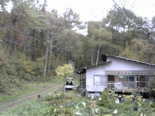 長野県菅平高原 ゆたか山荘 西側(坂上) 2025/10/19 13:30