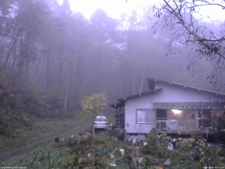 長野県菅平高原 ゆたか山荘 西側(坂上) 2025/10/20 06:45