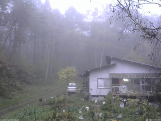 長野県菅平高原 ゆたか山荘 西側(坂上) 2025/10/20 07:00