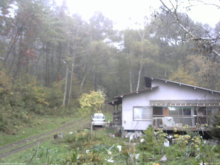 長野県菅平高原 ゆたか山荘 西側(坂上) 2025/10/20 08:15