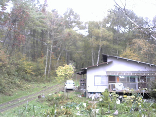 長野県菅平高原 ゆたか山荘 西側(坂上) 2025/10/20 08:30