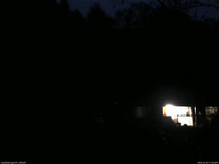 長野県菅平高原 ゆたか山荘 西側(坂上) 2025/10/20 17:30