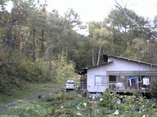 長野県菅平高原 ゆたか山荘 西側(坂上) 2025/10/21 12:45