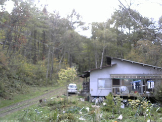長野県菅平高原 ゆたか山荘 西側(坂上) 2025/10/21 14:00