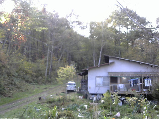 長野県菅平高原 ゆたか山荘 西側(坂上) 2025/10/21 14:45