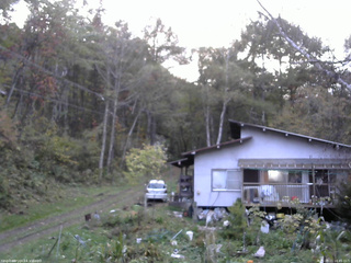長野県菅平高原 ゆたか山荘 西側(坂上) 2025/10/21 16:45