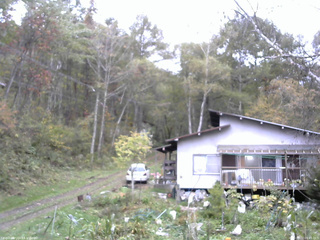 長野県菅平高原 ゆたか山荘 西側(坂上) 2025/10/22 09:45