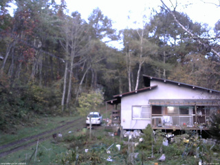 長野県菅平高原 ゆたか山荘 西側(坂上) 2025/10/23 06:45