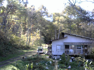 長野県菅平高原 ゆたか山荘 西側(坂上) 2025/10/23 13:15