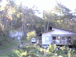 長野県菅平高原 ゆたか山荘 西側(坂上) 2025/10/23 14:30
