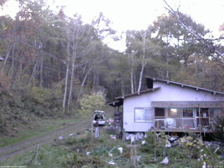 長野県菅平高原 ゆたか山荘 西側(坂上) 2025/10/23 15:15