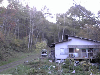 長野県菅平高原 ゆたか山荘 西側(坂上) 2025/10/23 15:30