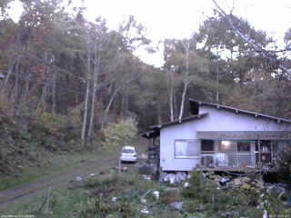 長野県菅平高原 ゆたか山荘 西側(坂上) 2025/10/23 16:15
